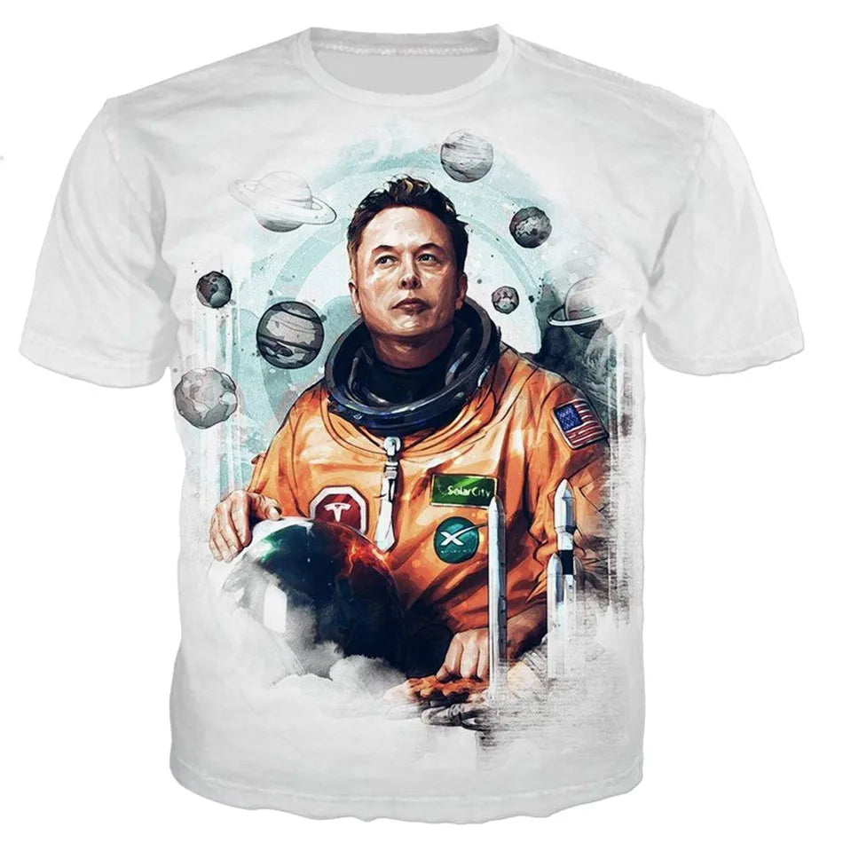 Elon Musk Casual T-shirt