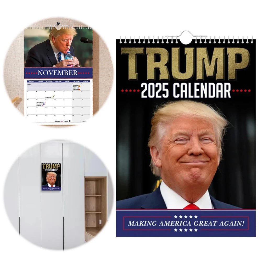 Trump 2025 Wall Calendar Making America Great Again! 12 Monthly Calendar