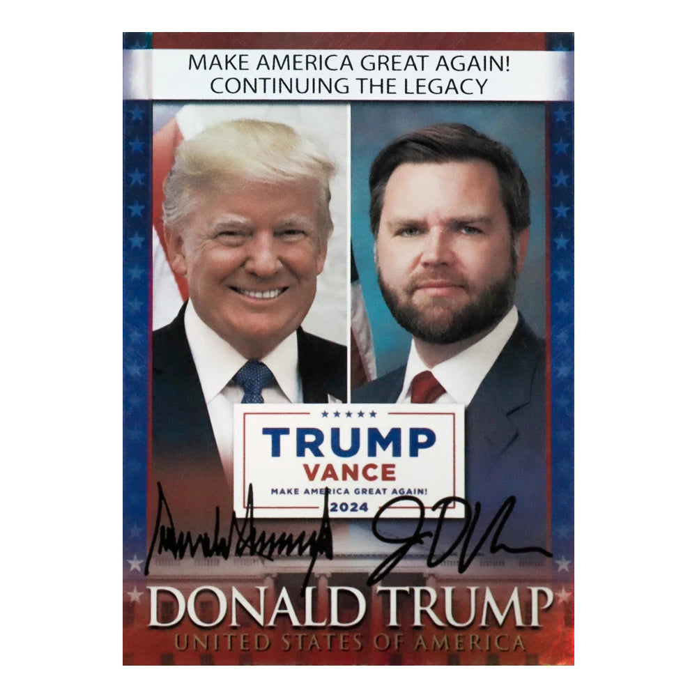 Trump Vance 2024 MAGA Supporter Collector'S Edition Card With Protective Case