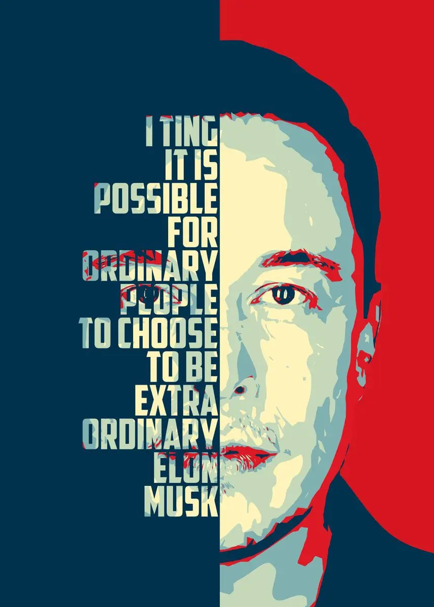 Graffiti Art Elon Musk Smoking Canvas Painting Classic Entrepreneur Inspirational Quote Poster and Print Wall Art Room Decor