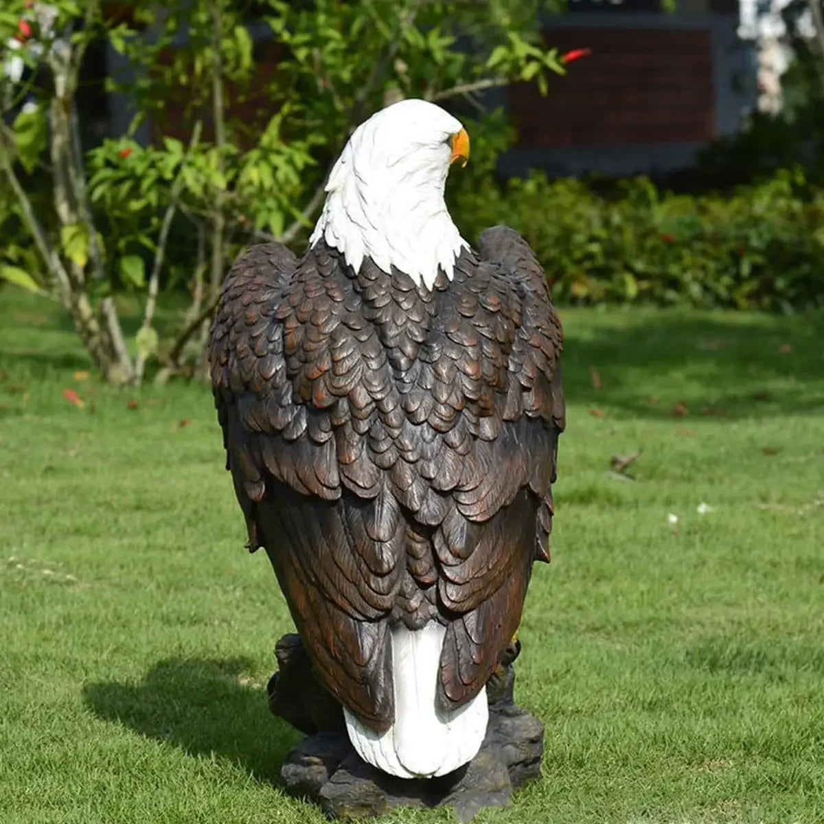 Flight of Freedom American Bald Eagle Garden and Yard Statue