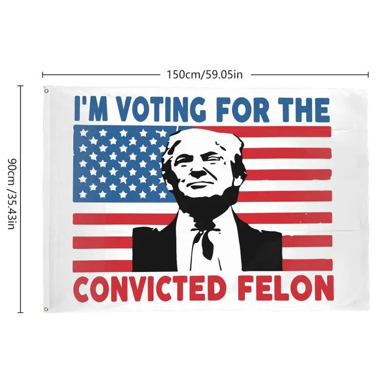 Trump 2024 Flag 3X5 Feet DonaldTrump Flag Keep America Great Donald For President USA Take America Back Trump Flag Voting