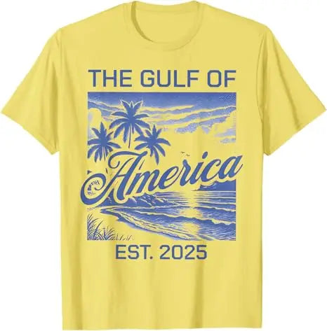 Retro Gulf of USA America Est 2025 American Flag