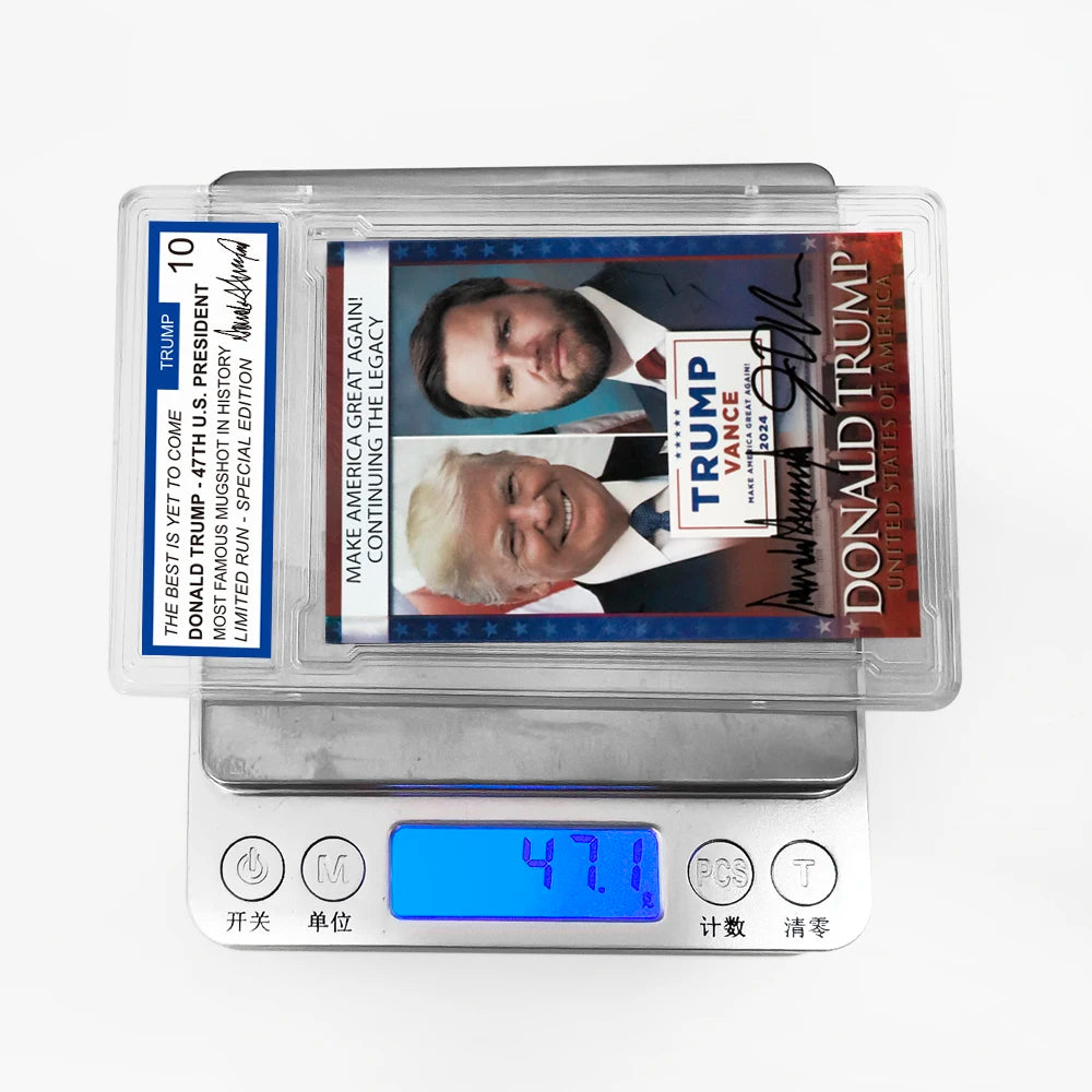 Trump Vance 2024 MAGA Supporter Collector'S Edition Card With Protective Case