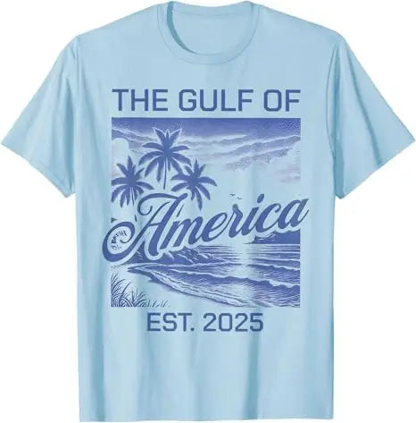 Retro Gulf of USA America Est 2025 American Flag