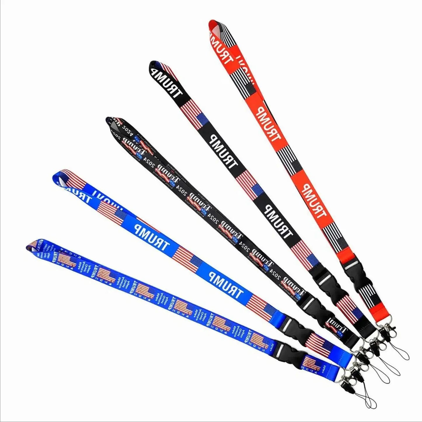 Trump Cellphone lanyard Straps Clothing Keys Chain ID cards Holder Detachable Buckle Lanyards H005