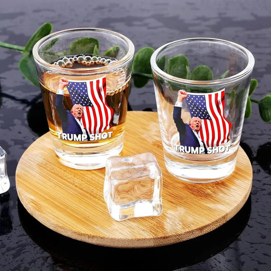 Trump Shot Glass 2024 Presidential Election Maga Wine Glass Make America Great Again Drinkware Kitchen Accessory