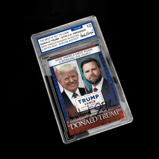 Trump Vance 2024 MAGA Supporter Collector'S Edition Card With Protective Case