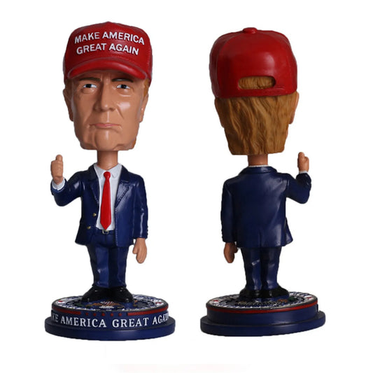 Trump Cartoon Figures Dolls Anime Characters Donald Trump President Models for Fans Gifts Home Offices Desktable Decoration