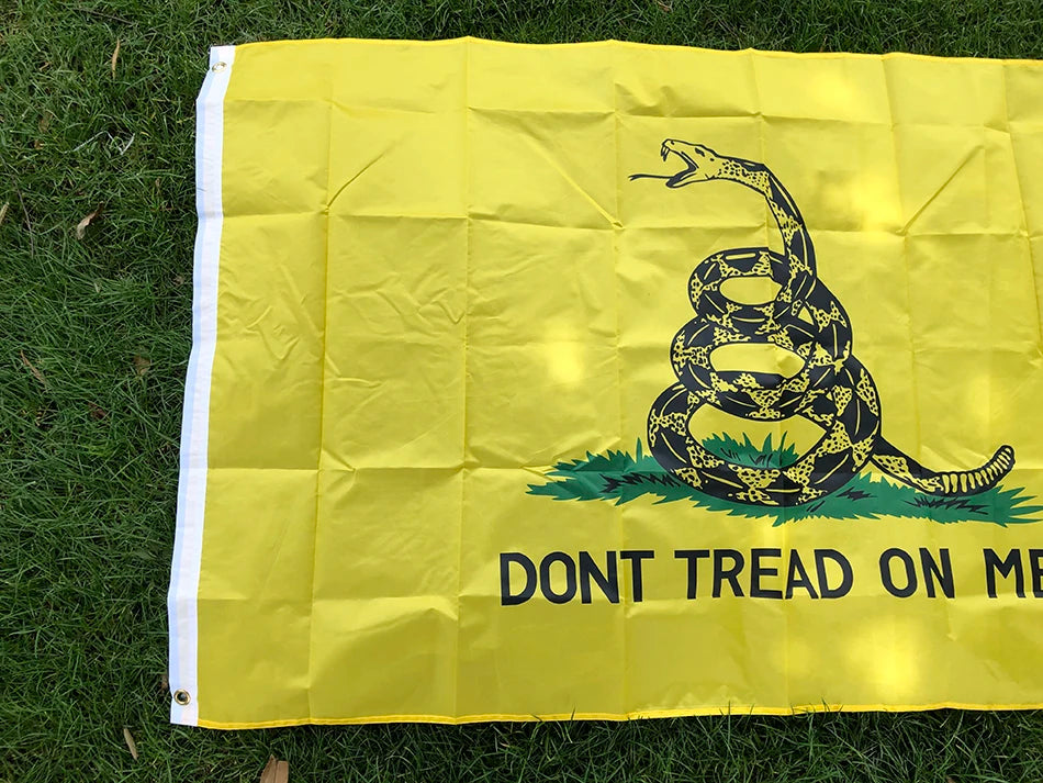 SKY FLAG 90x150cm "Don't Tread on Me" Gadsden Flag "liberty or death" Tea Party Flags And Rattle Snake hanging polyester Banner