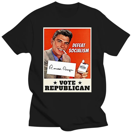 Ronald Reagan Defeat Socialism Vote Republican T-Shirt