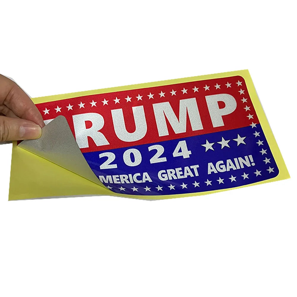 5 Pack Trump 2024 Car Stickers, Big Trump Letters Car Decal, Make America Great Again 2024 Bumper/wall/windows/ refrigerator Use