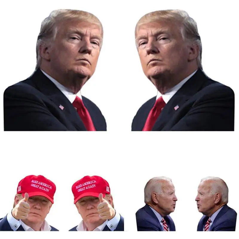 Biden Window Glass Stickers Trump Car Stickers US Presidential Stickers Funny Car Stickers Waterproof PVC Car Window Sticker