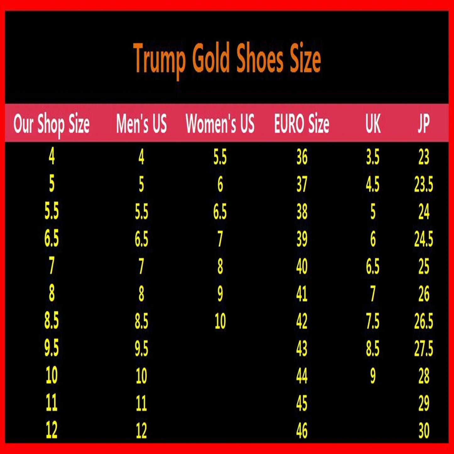 2024 MAGA Trump Sneakers Never Surrender Donald Distressed High Top Gold Sneakers Gym Shoes Women's Casual Boots Road Sneakers