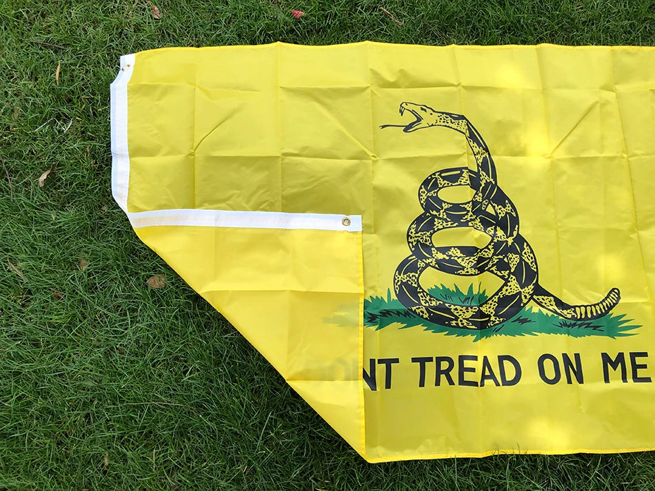 SKY FLAG 90x150cm "Don't Tread on Me" Gadsden Flag "liberty or death" Tea Party Flags And Rattle Snake hanging polyester Banner