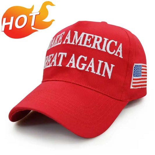 2024 Donald Trump Merchandise MAGA American Trucker Hat Make America Great Again Slogan USA Flag KAG 45-47 Baseball Cap